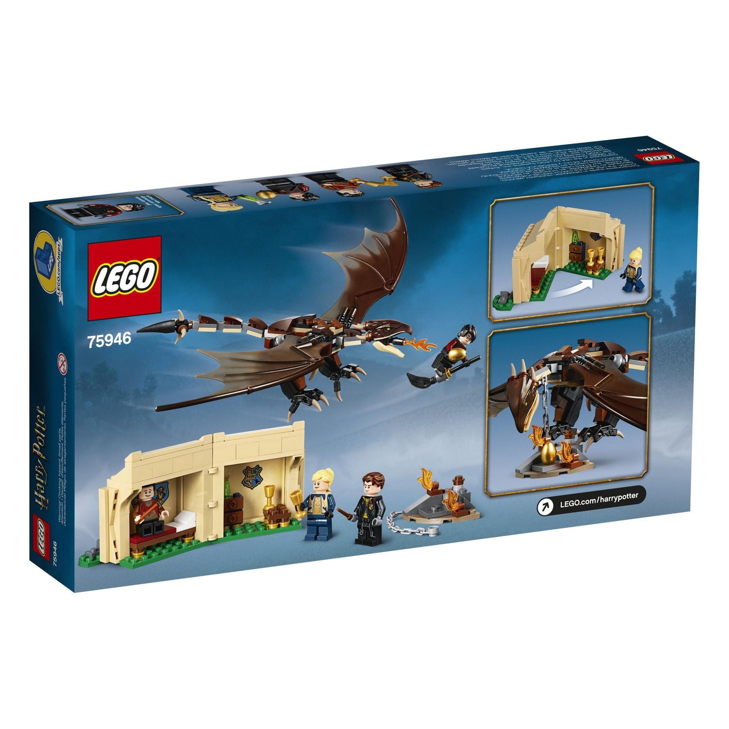 LEGO Harry Potter and the Goblet of Fire Hungarian Horntail Triwizard Challenge 75946 Toy Building Kit (265 Piece)