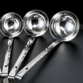 thumbnail image 4 of Tableware Stainless Steel Soup Spoon with Ergonomic Handle and Hook End for Hanging - Kitchen Tableware for and Cooking Easy to Hang Inside Pot, 4 of 7