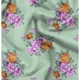 thumbnail image 1 of Soimoi Crepe Silk Fabric Florals Floral Print Sewing Fabric Yard 42 Inch Wide, 1 of 6