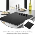 thumbnail image 4 of KAKOWELY induction cooktop mat Silicone Heat Resistant Mat Protective Induction Cooker Pad Kitchen Reusable Cooker Pad9.84"X9.84"X0.08", 4 of 5