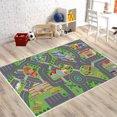 thumbnail image 2 of Lutabuo Children Play Large Area Rugs Rectangular City Roads Carpet for Playroom Bedroom, 2 of 9