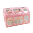 thumbnail image 1 of EIMELI Vintage Transparent Storage Box Candy Trinket Jewelry Holder Organizer Container, 1 of 8