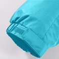 thumbnail image 4 of Veste à Capuche Imperméable Unie Bleu Ciel pour Femmes, Ensembles à Capuche pour Femmes, Spandex, Piste, Gym, Randonnée, Course, Sortie, Hiver Automne, à Fermeture Éclair, 2025, Vêtements L, 4 of 4