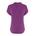 thumbnail image 4 of T-Shirts Femmes Lot Mode Décontractée Col en V Manches Courtes Haut T-Shirt - Hontri, 4 of 5