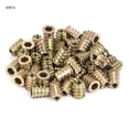 thumbnail image 2 of 50pcs M6 Zinc Alloy Inside Hex Socket Insert Nuts With Flange Cover For Wood Furniture9 Types, 2 of 8