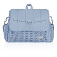thumbnail image 1 of Hannah & Sophia Belle Convertible Diaper Backpack & Messenger Bag, Moonmist Blue, 1 of 8