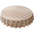 thumbnail image 1 of MAWCLOS Nappes Nappe Marocaine Lavable Nappes Décoratives Housses 152cm Diamètre Rond, Polyester, Nappe, 1 of 1