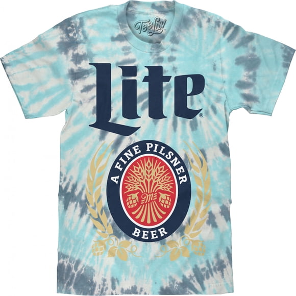 Miller Lite T-Shirt Teinture sur Nœuds à Logo - Petit