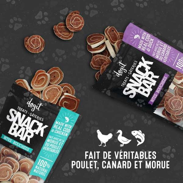 Médaillons de canard Snack Bar Dogit, 150 G