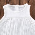 thumbnail image 3 of Gupgi Baby Girls Boys Cotton Linen Sleeveless Tank Tops + Mini Shorts Set, 3 of 8