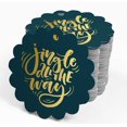 thumbnail image 4 of Inkdotpot Gold Foil Paper Hang Tags Jingle All The Way Christmas Favor Tags 100 Pieces, 4 of 6