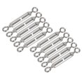 thumbnail image 1 of Wire Tensioner Eye And Eye Turnbuckle Wire Tensioner Strainer Rope Cable Tensioner 10pcs Eye And Eye Turnbuckle Wire Tensioner Strainer Stainless Steel Rope Tensioner M6, 1 of 8