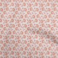thumbnail image 1 of oneOone Viscose Chiffon White Fabric Leaves Craft Projects Decor Fabric Printed By The Yard 42 Inch Wide, 1 of 4