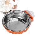 thumbnail image 4 of Pumpkin Shape Hanging Dog Bowl, Removable Stainless Steel Feeder for Cats Dogs Birds Guinea Pigs, Screw Buckle Design, Multifunctional Use, Large Caliber Open Bowl, 4 of 7