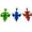 Sky Blue, variant on 6 Piece Dinosaur Catapult Toy Set Flexible TPR Material Launching Game for Kids Stress Novelty Idea