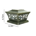 thumbnail image 3 of Solar Lights Outdoor,Solar Outdoor Lights,Solar Post Lights Outdoor Fence Cap Light for Posts Patio Garden Decoration White Lighting Black，Lighting Solar Outdoor Post Cap Lights Light for Fence, 3 of 6