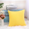thumbnail image 4 of Unique Bargains Soft Corduroy Corn Striped Decorative Throw Pillow Cover, 4 of 9