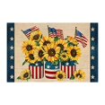 thumbnail image 1 of Door Mat Patriotic Doormat Entryway Rug Welcome Mat Coir Doormat Outdoor Plain 4th of July Doormat Hello Mats for Front Door Spring Decor Outdoor for Home Entrance, Garage and Garden Outside, 1 of 9