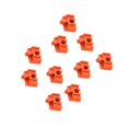 thumbnail image 2 of Shengyu 10Pcs Wood Train Track Adapter for Set Toy Kits Building Stem Building Games Orange, 2 of 6