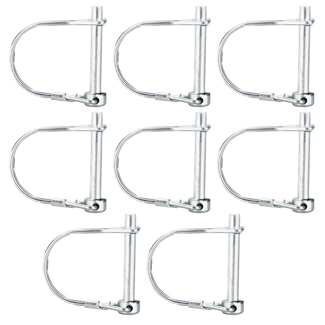 fastboy 8pieces Round Arch Wire Lock Pin For Secure Towing In Garden Heavy Duty Lynch Pin Trailer Hitch Lock 6*70