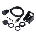 thumbnail image 2 of 1 Meter Long USB Extension Adapter, USB Extension Cord, Plastic + Metal + Rubber Panel Mount Cable USB 3.0 Boat for Car, 2 of 8