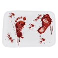thumbnail image 1 of veasfak Halloween Footprint Door Mat Blanket Rug Floor Mat Home Decorative 40x60cm, 1 of 6
