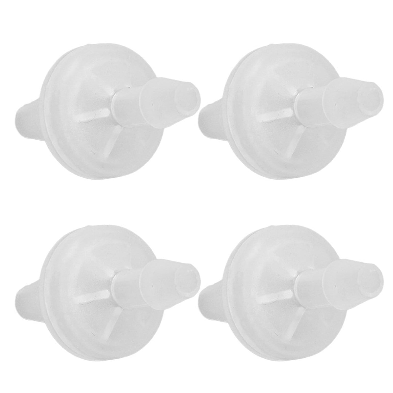 Aquarium Check Valve Air Check Valve One Way Valve 12PCS Aquarium Check Valve Resistance Oil Resistant One Way Air Valve PP Check Valve For Fish Tank Chemical Industry 5.1mm