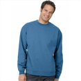 thumbnail image 1 of Hanes P160 Comfort Blend Ecosmart Chandail Molletonné à Col Rond Taille - 3 Très Grand - Bleu Denim, 1 of 3