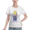 thumbnail image 1 of Women's Basic Short Sleeve T-Shirt Super Saiyan, 1 of 6