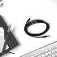 thumbnail image 2 of KAKOWELY headphone aux cable Braided 3.5mm Audio Extension Cable with Microphone Support 2M Male to Female Aux Adapter Compatible with Phones and Computers, 2 of 4