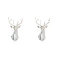 thumbnail image 1 of Wweixi Multifunctional 3D Mirror Deer Wall Sticker For Various Uses Personalized Home silver M 2Set, 1 of 6