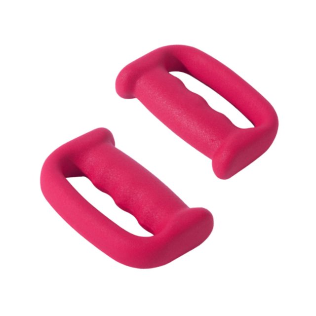 koolsoo 2 Pcs Haltères de Boxe Prise en Forme de D Poids à Main pour Exercices d'Aérobic Marche Rose