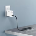 thumbnail image 1 of RKSTN Plastics Fast Charging Plug US Standard Charging Head 3U+3C Six Port Fast Charging Charger 160W Fast Charging Safeties And Overheating Prevention, 1 of 5