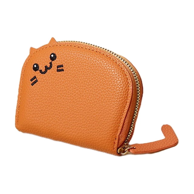 Wallet Women Small Personalized Small Wallet Women's Zipper Card Organized Mini Small Wallet Small and Exquisite Lovely Shape Suitable for Children Women Wallets for Women Cute