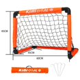 thumbnail image 4 of Ensemble de But de Soccer pour Enfants, Mini But de Soccer avec Filet et Ballon Orange avec Sac de Rangement, 4 of 9