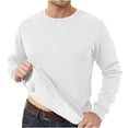 thumbnail image 2 of QIPOPIQ Chandail en Molleton Ras du Cou pour Hommes Manches Longues Décontracté Chaud en Polaire Chandail Liquidation, 2 of 9