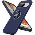 thumbnail image 1 of KOMI for Google Pixel 9 Pro XL Case, Slim Fit Case for Pixel 9 Pro XL with Metal Ring Holder Kickstand, Dual Layer Shockproof Protective Phone Case for Google 9 Pro XL 6.8", Blue, 1 of 5