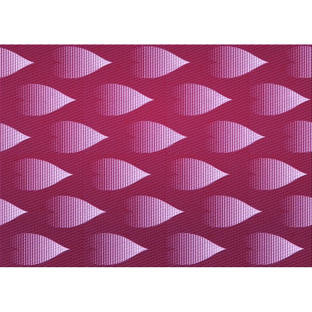 Ahgly Company Machine Washable Indoor Rectangle Transitional Crimson Red Area Rugs, 7' x 9'