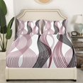 thumbnail image 3 of Erosebridal Futuristic Stripe Bed Sheets Set Full Size, Abstract Geometry Bed Sheets Full, Modern Fashion Decor, 3 of 7