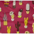 thumbnail image 5 of oneOone Viscose Jersey Fabric Leaves & Floral Block Decor Fabric Printed BTY 60 Inch Wide, 5 of 5