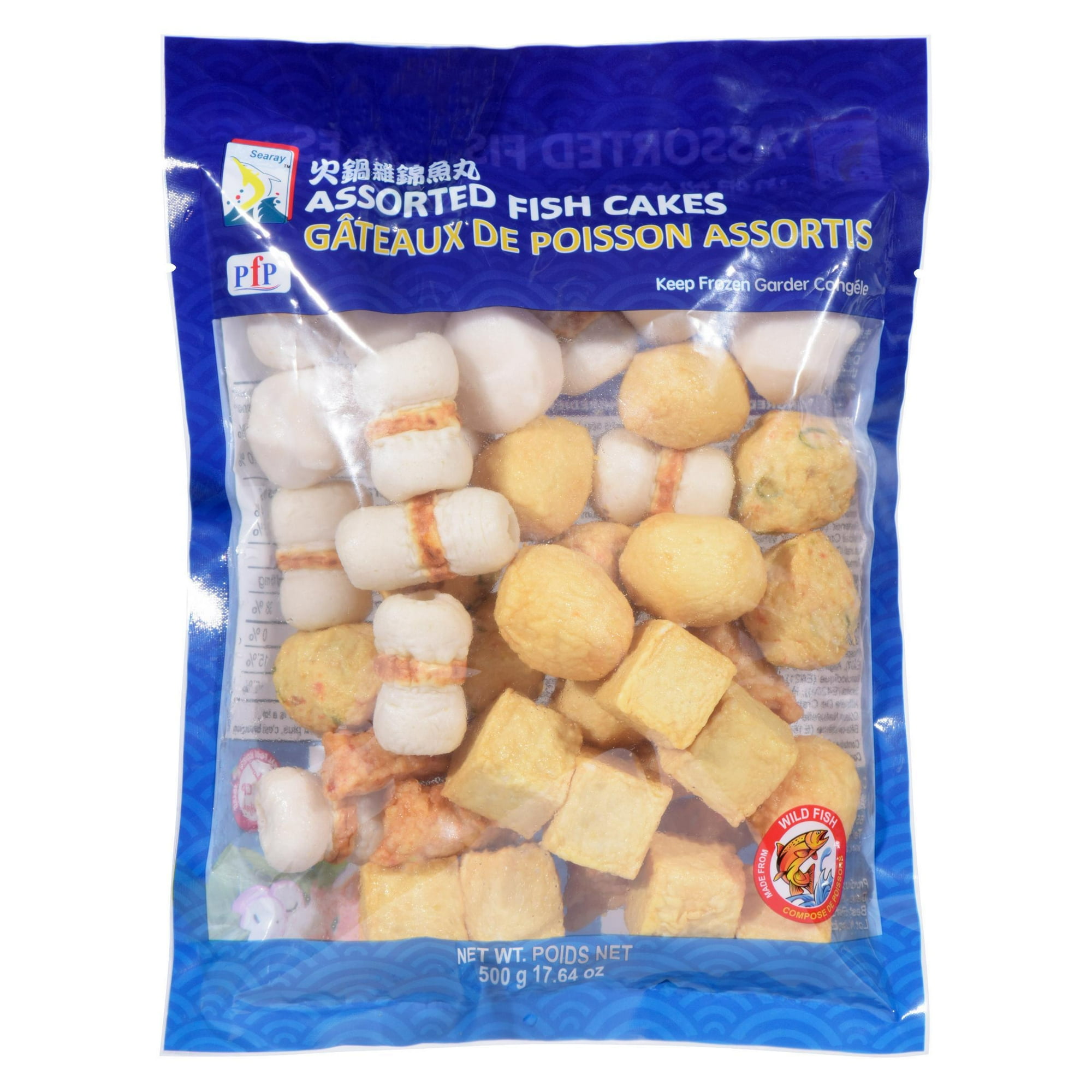 Searay Assorted Fish Cake, Frozen, 500 g