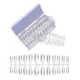 thumbnail image 1 of 240PCS Nail Tips Clear Seamless Fake Nails Artificial Nails for DIY Nail Art, 1 of 6