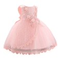 thumbnail image 1 of Robes pour Bébés Filles Robe Formelle pour Filles Robes Roses pour Filles Robes de Fête pour Filles Robes pour Filles Taille 3-6 Mois, 1 of 3