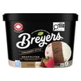 thumbnail image 1 of Crème Glacée faite avec de la crème fraîche, de vraies fraises, des gousses de vanille et du cacao riche Breyers Style Crèmerie Napolitaine lait et crème 100 % canadiens 1,41 L 1.41 L, 1 of 9
