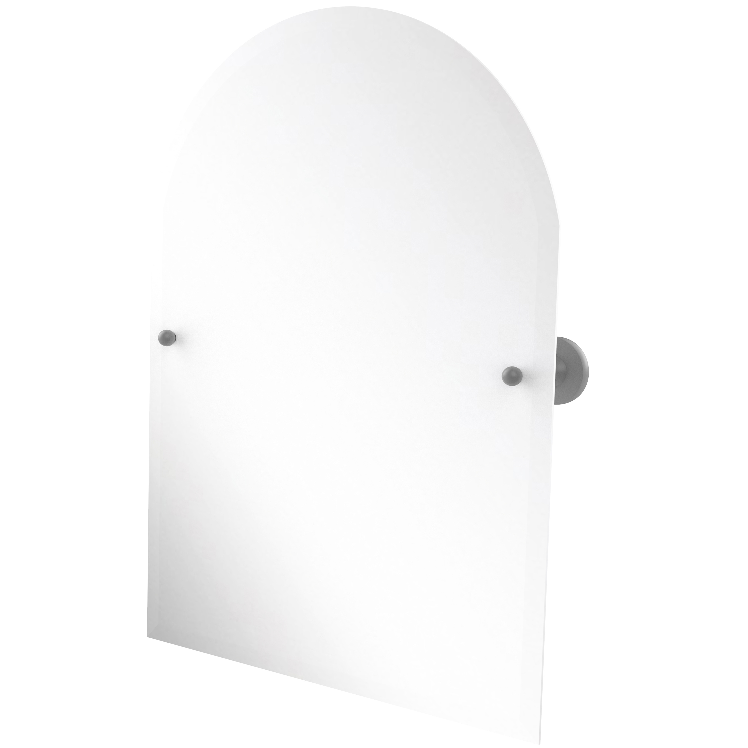Sag Harbor Collection Frameless Arched Top Tilt Mirror with Beveled Edge - SG-94-GYM
