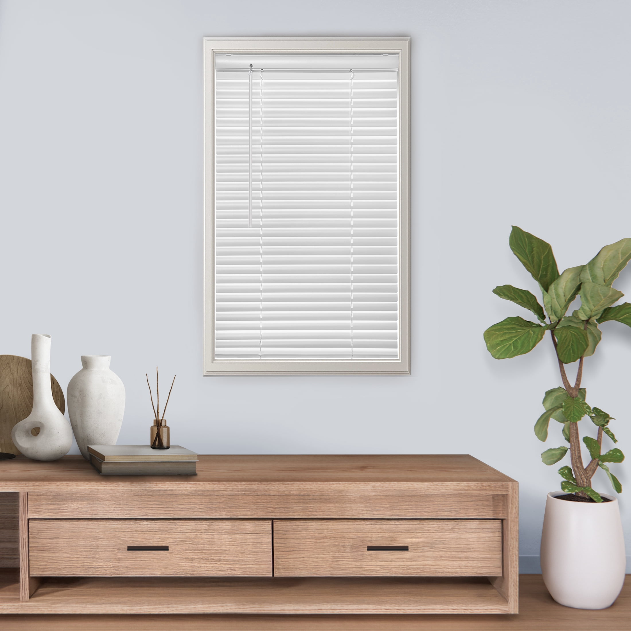MAINSTAYS Store en vinyle 3,5 cm Assombrissant 91,4 cm x 152,4 cm, Blanc