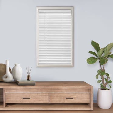 MAINSTAYS 1 3/8in. Vinyl Room Darkening Mini Blind 24 in. x 48 in., White