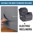 thumbnail image 4 of Super Stretch Recliner Couch Covers Chair Cover Form Fitted Non Slip Reclining Slipcovers for Standard Large Recliner, Soft Thick, 4 of 7