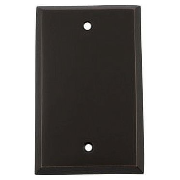 Nostalgic Warehouse 719637 Plaque de Commutateur New York avec Couvercle Vierge, Bronze Intemporel