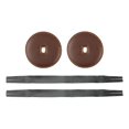 thumbnail image 4 of Xuanheng 2 Pcs Poignée de Cymbale Réparation Instrument de Percussion de Marche Ceinture de Cymbale Brun, 4 of 8